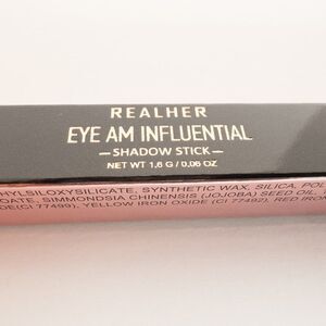3/$25 REALHER Cream Eyeshadow Stick Eye Am Influential Chocolate Matte NIB